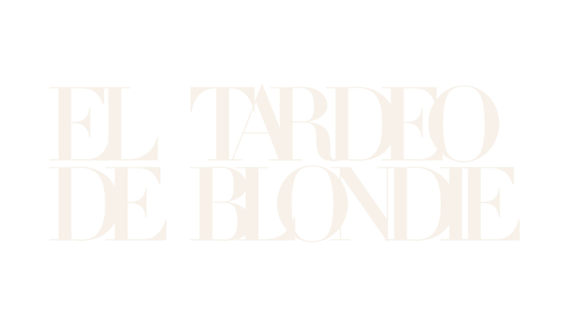 El Tardeo de Blondie